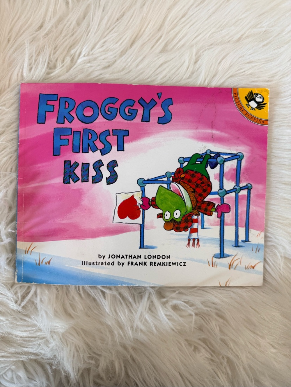 💫10/$25 • Froggy’s First Kiss Paperback Picture Book